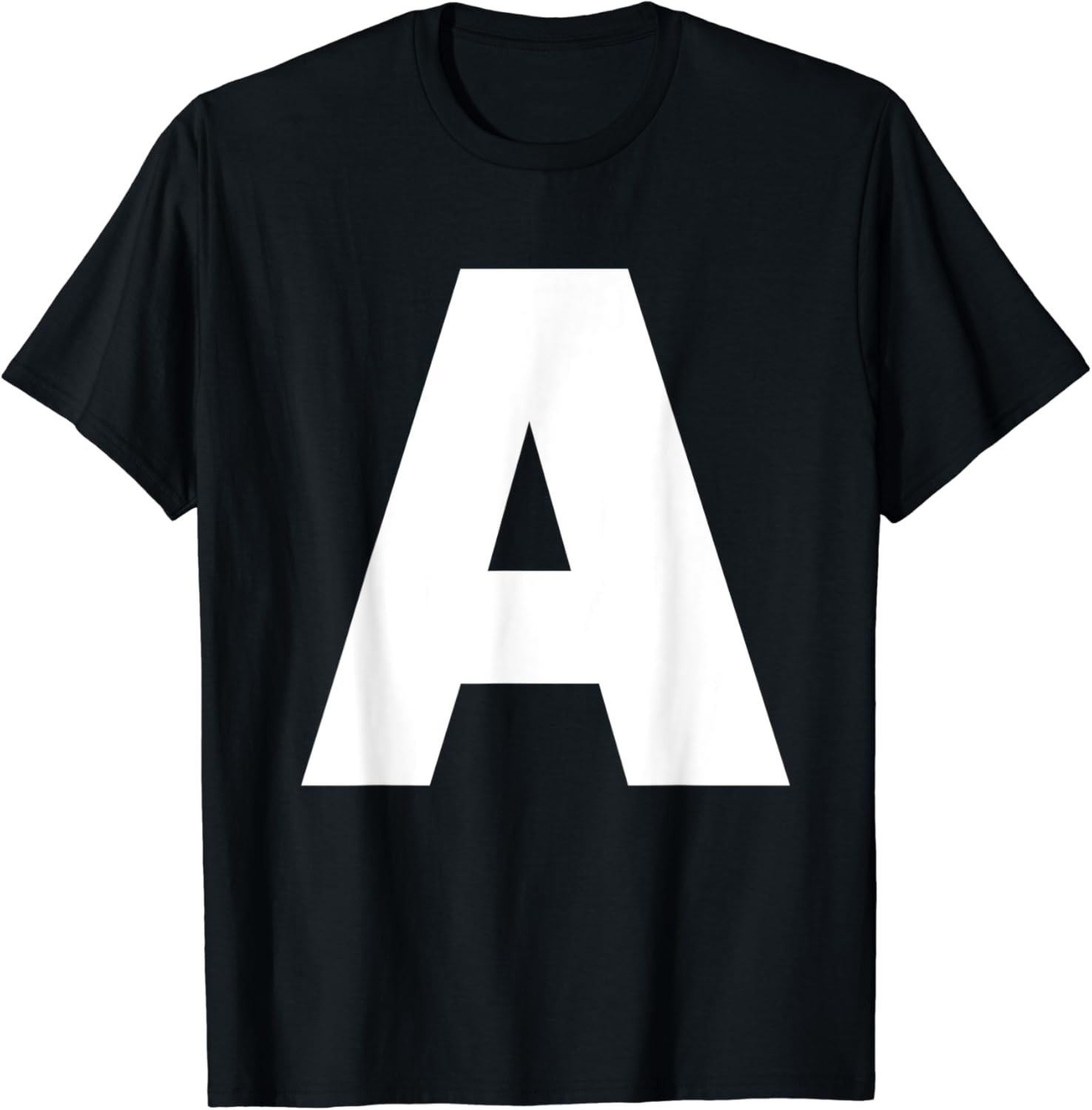 Letter A Shirt Alphabet Monogram Initial Tshirt Clothing